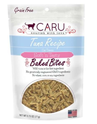 CARU Soft 'n Tasty Tuna Recipe Bites for Cats - 2.75 oz (Case of 12)