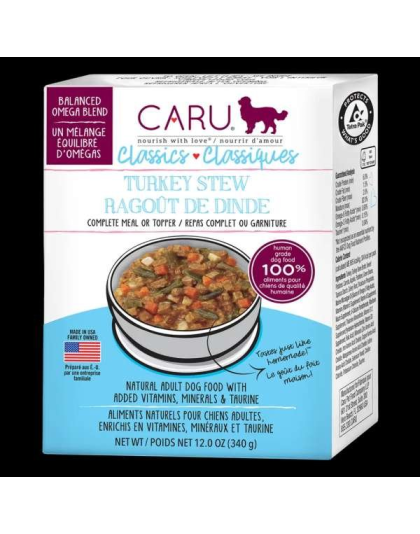 CARU Classics Turkey Stew for Dogs - 12 oz (Case of 12)