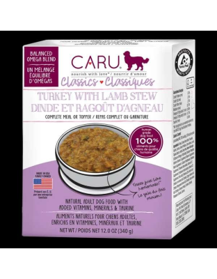 CARU Classics Turkey With Lamb Stew for Dogs - 12 oz (Case of 12)
