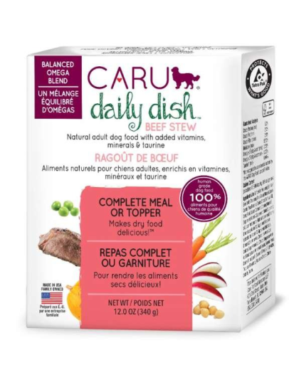 CARU Daily Dish Beef Stew for Dogs - 12 oz (Case of 12)