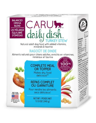 CARU Daily Dish Turkey Stew for Dogs - 12 oz (Case of 12)