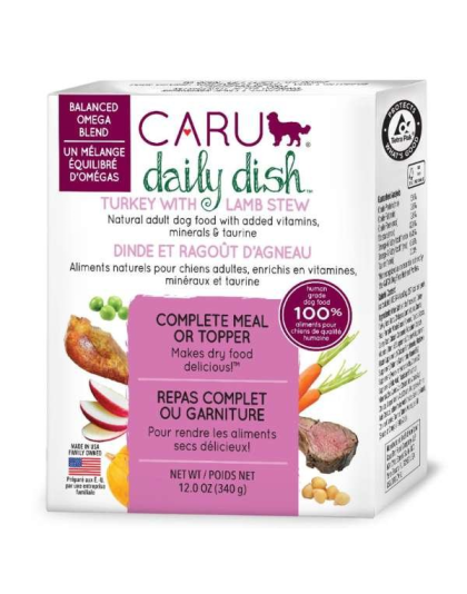 CARU Daily Dish Turkey With Lamb Stew for Dogs - 12 oz (Case of 12)