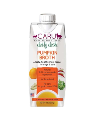 CARU Daily Dish Pumpkin Broth for Dogs & Cats - 12 lbs(Case of 12)