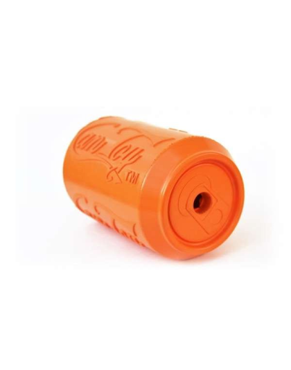 Orange Squeeze - SP Can Toy Durable Rubber Chew Toy & Treat Dispenser  - Small