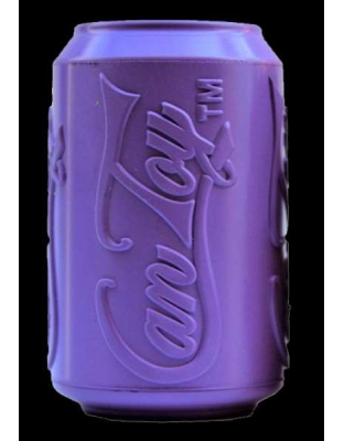 Grape Crush - SP Can Toy Durable Rubber Chew Toy & Treat Dispenser  - Large