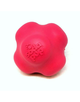 Pink - SP Crazy Bounce Ultra Durable Rubber Chew & Retrieving Toy  - Large