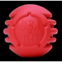 Red - USA-K9 Stars and Stripes Ultra-Durable Rubber Chew Ball - L