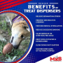 Brown - MKB Football Durable Rubber Chew Toy and Treat Dispenser - Large