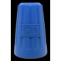 Blue - ID Wire Nut Durable Rubber Chew Toy & Treat Dispenser  - Large