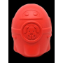 RED - SN Rocketman Durable Rubber Treat Dispenser & Chew Toy - L