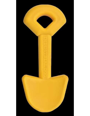 Yellow - ID Shovel Ultra Durable Nylon Dog Chew Toy for Aggressive Chewers  - OSFA