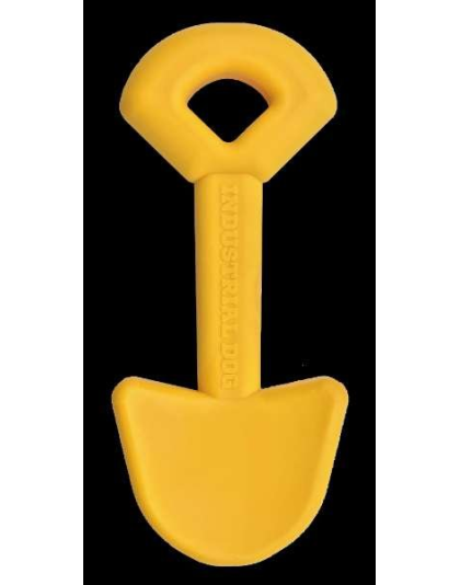 Yellow - ID Shovel Ultra Durable Nylon Dog Chew Toy for Aggressive Chewers  - OSFA