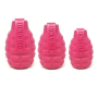 Pink - USA-K9 Puppy Grenade Durable Rubber Chew Toy & Treat Dispenser for Teething Pups - XL