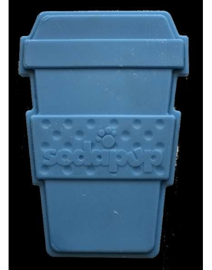 Blue - SP Coffee Cup Ultra Durable Nylon Dog Chew Toy for Aggressive Chewers - OSFA