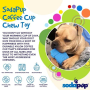 Blue - SP Coffee Cup Ultra Durable Nylon Dog Chew Toy for Aggressive Chewers - OSFA