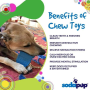 Blue - SP Coffee Cup Ultra Durable Nylon Dog Chew Toy for Aggressive Chewers - OSFA