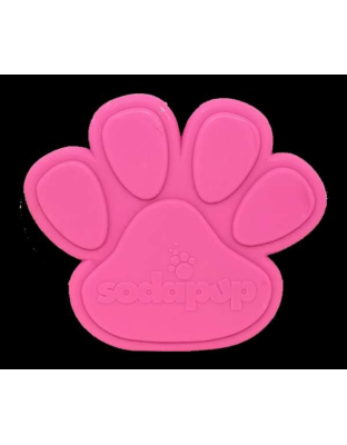 Pink - SP Paw Print Ultra Durable Nylon Dog Chew Toy for Aggressive Chewers  - OSFA