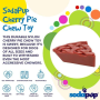 Red - SP Cherry Pie Ultra Durable Nylon Dog Chew Toy and Treat Holder for Aggressive Chewers - OSFA