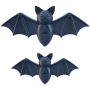 Black - SodaPup Vampire Bat Ultra Durable Nylon Dog Chew Toy for Aggressive Chewers - Medium