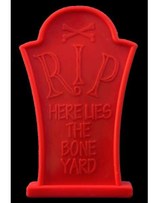 Orange - MKB Headstone  Ultra Durable Nylon Dog Chew Toy for Aggressive Chewers  - OSFA