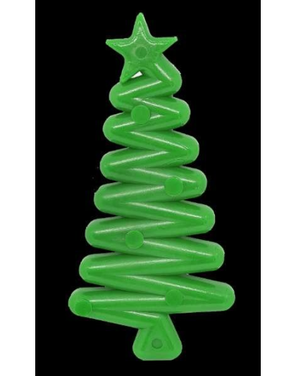 Green - MKB Christmas Tree Ultra Durable Nylon Dog Chew Toy for Aggressive Chewers  - OSFA