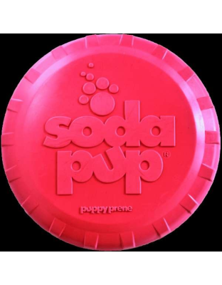 Pink - SP Puppy Bottle Top Flyer Durable Rubber Retrieving Frisbee for Puppies - Small