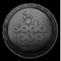 Black - SP Bottle Top Flyer Durable Rubber Retrieving Frisbee  - Large Flyer (9.75" Diameter)