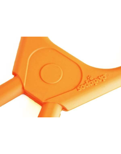 Orange Squeeze - SP Pop Top Rubber Tug Toy for Interactive Play  - M