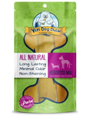 Yellow - Yeti Dog Chew - 12 oz