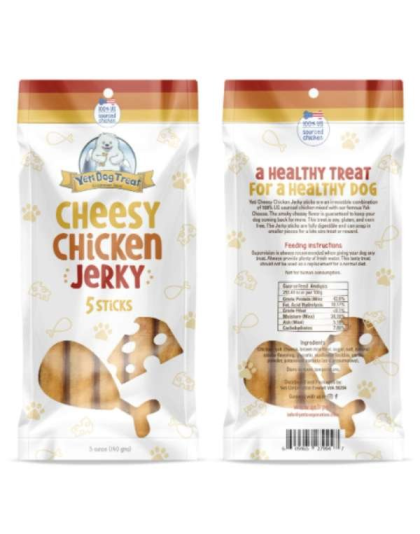 Brown - Yeti Cheesy Chicken Jerky - 5 oz