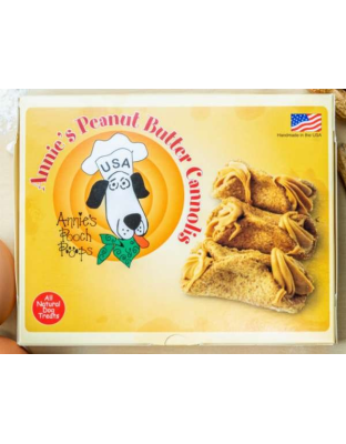 Yellow - Peanut Butter Cannolis - One Dozen - 12 pieces