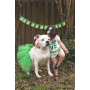 Green - Green Christmas Dog Tutu Skirt (Small) - Small