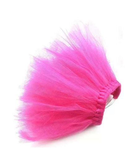 Hot Pink - Hot Pink Dog Tutu Skirt (XXL) - XXL