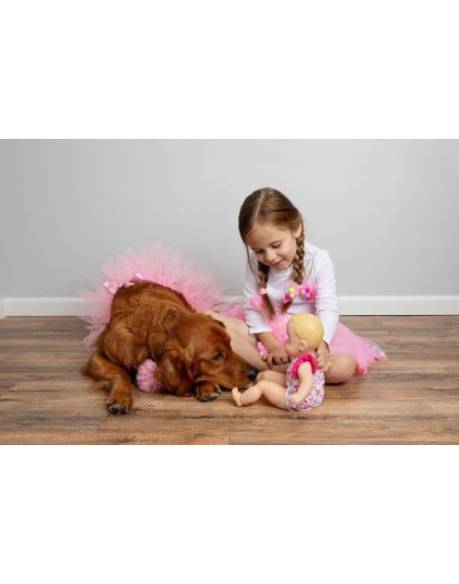 Light Pink - Light Pink Dog Tutu Skirt (Small) - Small