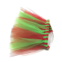 Red/Green - Red and Green Christmas Dog Tutu Skirt (Small) - Small