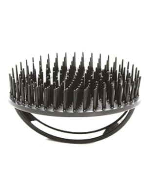 Black - Bass Brushes- The Shampoo Brush - Professional Grade Nylon Pin/Palm Style