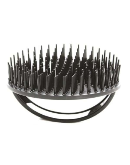 Black - Bass Brushes- The Shampoo Brush - Professional Grade Nylon Pin/Palm Style
