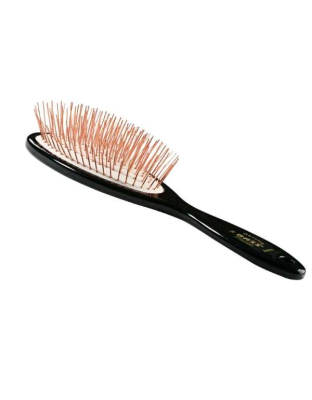 Jet Black - Bass Brushes- Style & Detangle Pet Brush - Large