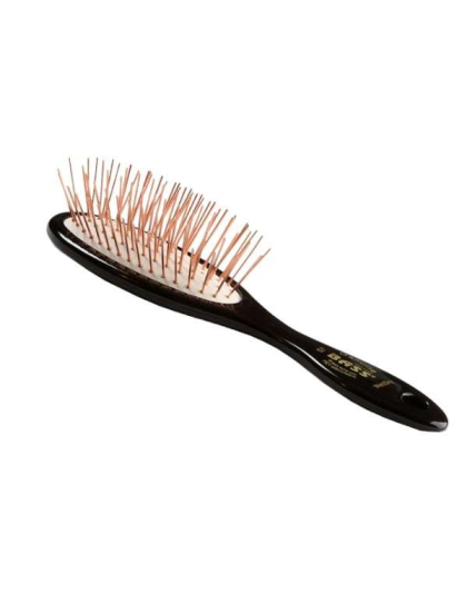 Jet Black - Bass Brushes- Style & Detangle Pet Brush - Small