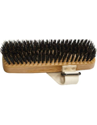 Dark Bamboo - Bass Brushes- Shine & Condition Equine Brush Oval - Medium