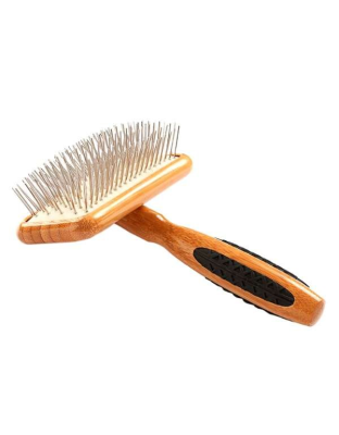 Dark Bamboo - Bass Brushes- Shine & Condition Pet Brush  - Medium
