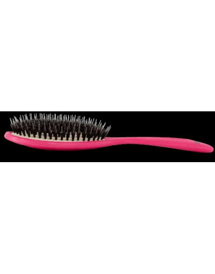 Green2 - Bass Brushes- The BIO-FLEX Shine Shine & Condition Hair Brush Oval Shape
