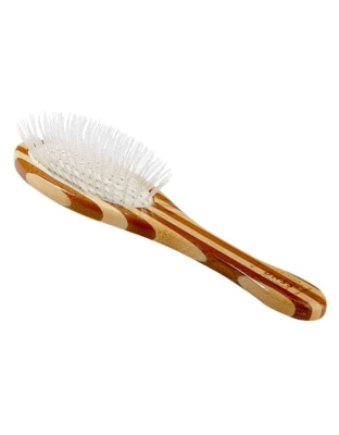 Striped Bamboo - Bass Brushes- Ultra-Flex Oval - Full