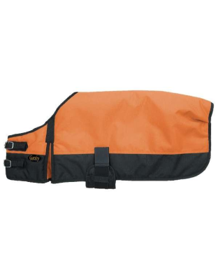 Bright Orange / Black - Gatsby 600D Ripstop Waterproof Dog Blanket - Large