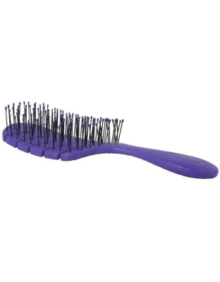 Pink - Bass Brushes- The BIO-FLEX  Detangling Pet Brush Leaf Shape