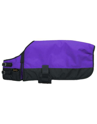 Purple / Black - Gatsby 600D Ripstop Waterproof Dog Blanket - Large