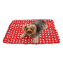 Red - Penguins & Snowflakes Flannel/Ultra-Plush Blanket - One Size