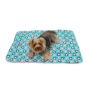 Turquoise - Penguins & Snowflakes Flannel/Ultra-Plush Blanket - One Size