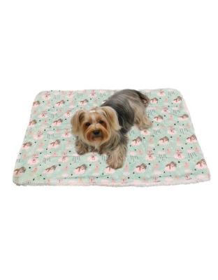 Green - Ultra Soft Minky/Plush Bedtime Bears Blanket - One Size