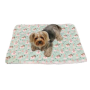 Green - Ultra Soft Minky/Plush Bedtime Bears Blanket - One Size